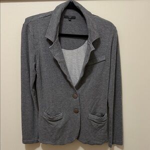 Tart Women's Charcoal Blazer with Button Detail